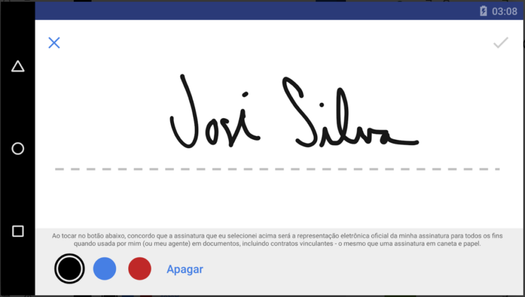 Aplicativos: foto divulgação do  Docusign
