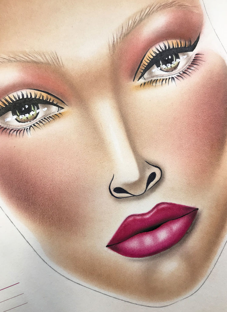 11 ideias de Mekes digitais  rosto para maquiar, desenho de rosto simples,  como se maquiar